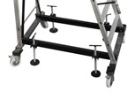 AX7 Set of Four Parking Jacks for Scaffold and Work Platform Stability, Heavy Duty Support Accessory for Secure Positioning, Safer Parking and Industrial Access Applications